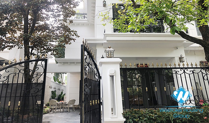 Beautiful villa for rent with European style, fully furnished